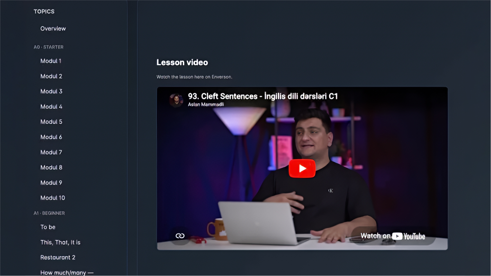 İngilis dili öyrənmək istəyənlər üçün böyük fürsət: Enverson ödənişsiz dərs paketi təqdim edir main image