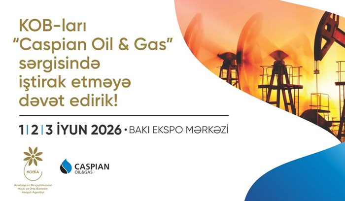 KOBİA “Caspian Oil and Gas 2026” sərgisində KOB-lar üçün xüsusi stend quracaq main image