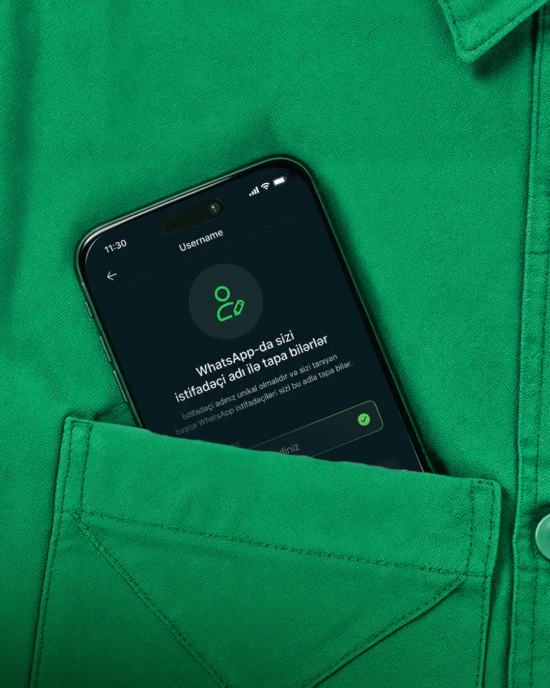 WhatsApp istifadəçi adı funksiyasını istifadəyə verəcək!
